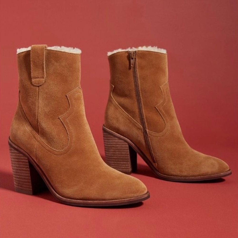 Anthropologie Jeffrey Campbell Guinn Sherpa Boots